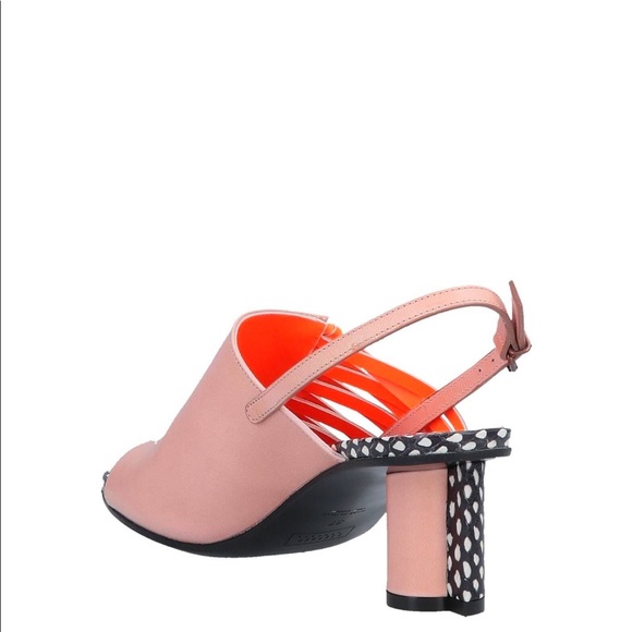Stephen Venezia brand new pink and orange sandals Sz 38 - Picture 3 of 4